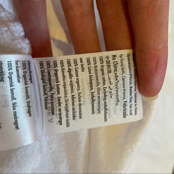 Puff Sleeve Beach Dress 100% Organic Cotton - Picture 4 of 6